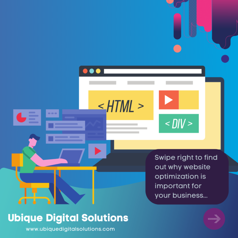 A graphic image containing a html code for web development